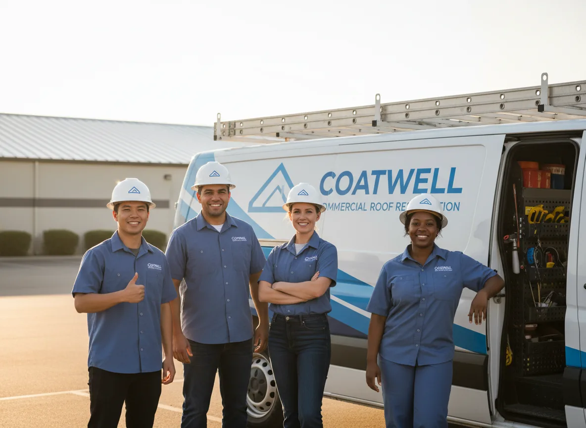 Commercial roof coating company in Zamora, CA