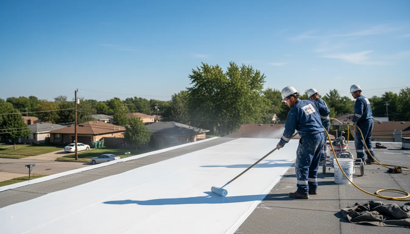 Commercial roof coating in Zamora, CA near me